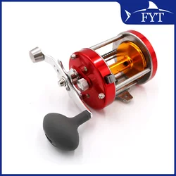 MingYang M9000R widoczny kołowrotek wszystkie metalowe koło 3.2:1 synchroniczny drut Gauge Baitcast Reel