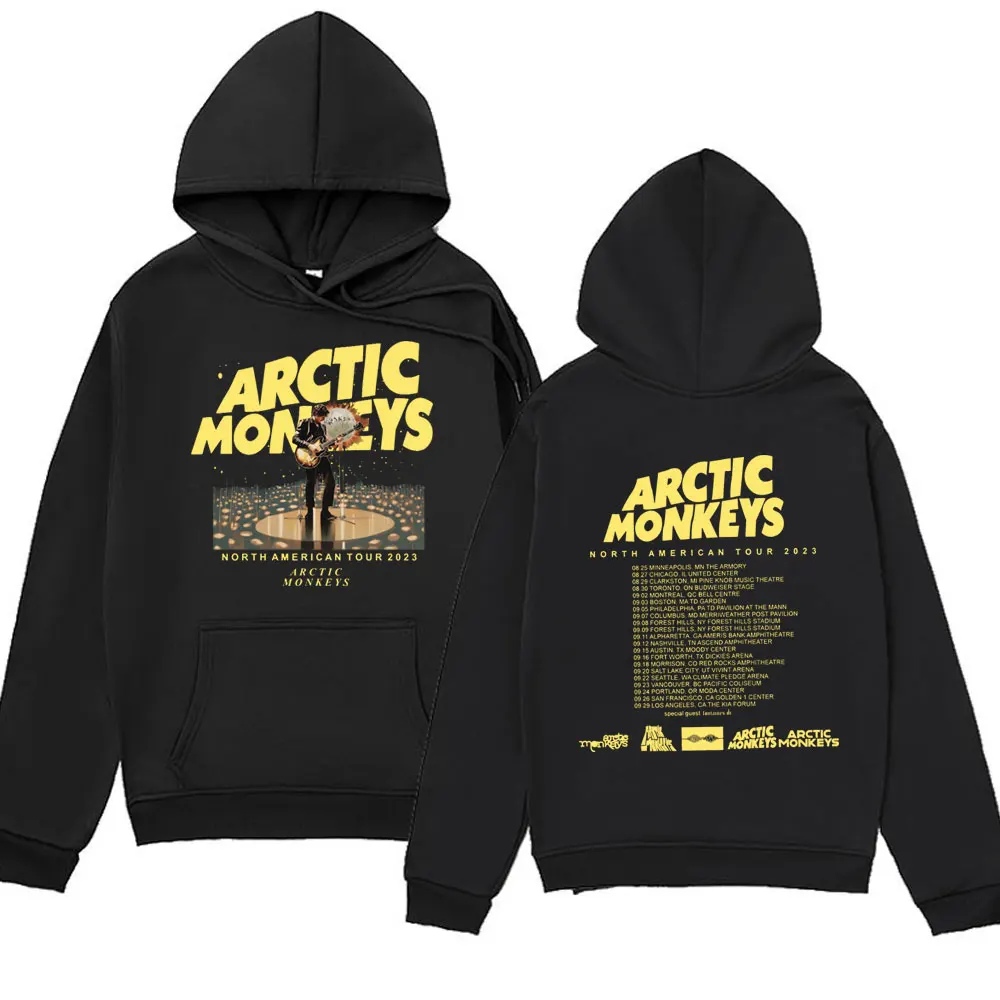 

90s Vintage Arctic Monkeys Music Album Printed Hoodie Fashion Harajuku Sweatshirts Hip Hop Oversized Long Sleeve Hoodies Unisex