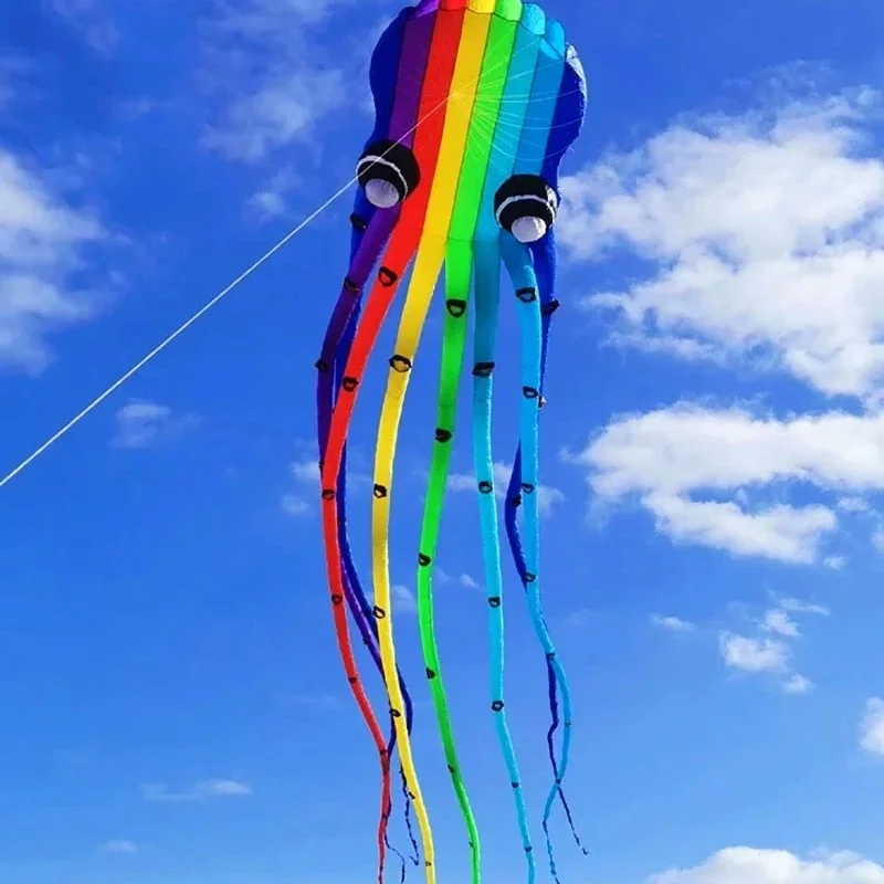 شحن مجاني 23 متر الأخطبوط الطائرات الورقية ركوب الأمواج تحلق papalotes للبالغين المظلة معدات الطيران الشراعي لعبة للهواء الطلق حديقة الطفل