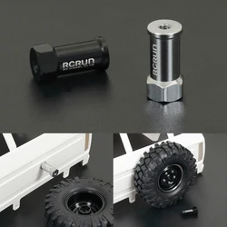 RCRUN Metallo Pezzi di Ricambio Ruota 12 millimetri Esagonale Hub di Montaggio per 1/10 RC Crawler Axial SCX10 Cherokee Wrangler LC80 TRX4 bronco Del Corpo