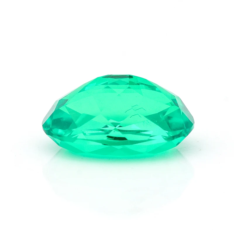 Provence Lab Grown Emerald Oval Cut Gemstone VVS1 Charms Jewelry With GRC Certificate Diy Loose Stone