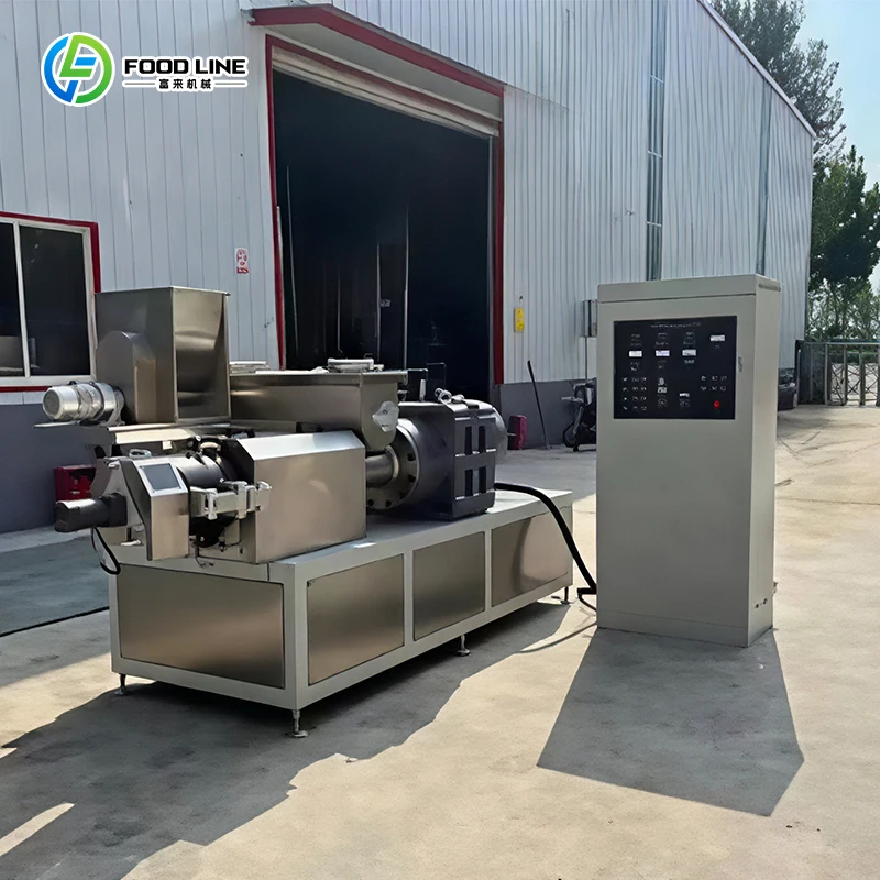 Flour-based Puffed Food Line Sandwich Rice Crackers Mixer Puff Make Machine Rice Puff Machine Puff Extruder Machine Customized