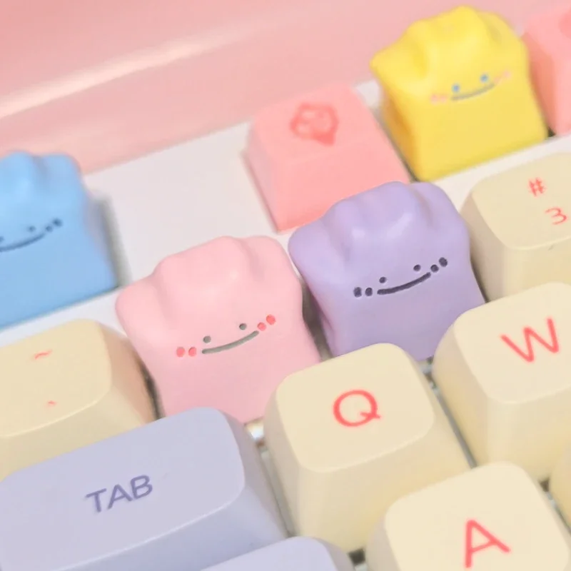 MiFuny Original Kawaii Anime Keycaps Resin Keyboard DIY Handmade Custom Cartoon KeyCaps for Mechanical Keyboard Accessories Gift