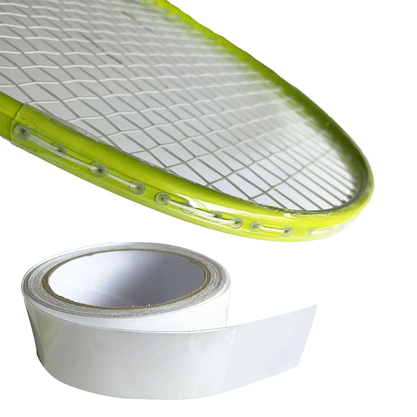 Tennis Badminton Racquet Edge Protection Tape Sticker Transparent Durable TPU 5M Length Self Adhesive Racquet Frame Guard