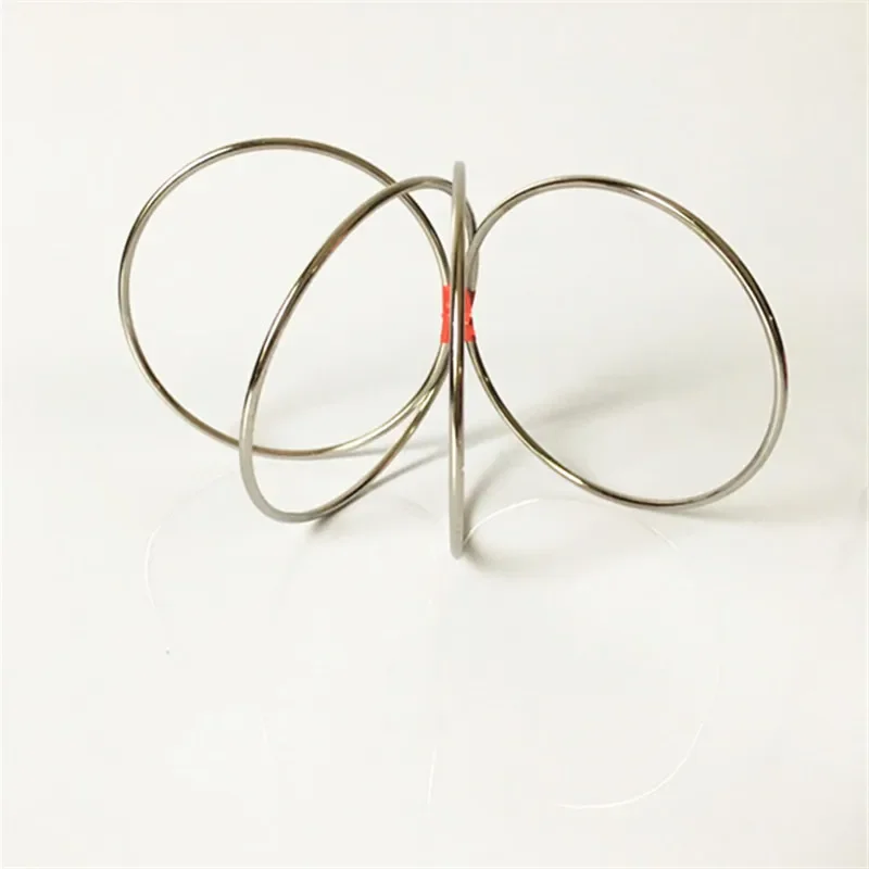 4pcs Magic Toy Metal Rings Classic Linking Iron Hoops Fun Magic Trick Playing Props Toys Tools close-up magic tools supplies