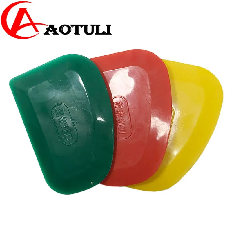 

Car Putty Rubber Scraper Oval Advertising Film Spreader Squeegee Smoothing Painting Tool