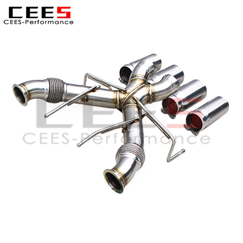 

cees Newest Exhaust Stainless Steel Pipe for Mclaren 750S 4.0T 2020-2025 Street Race Car Straight Catback Exhaust System