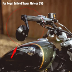 For Royal Enfield Super Meteor 650 CNC Aluminum Motorcycle Bar End Mirror Universal Rear view Mirrors 7/8