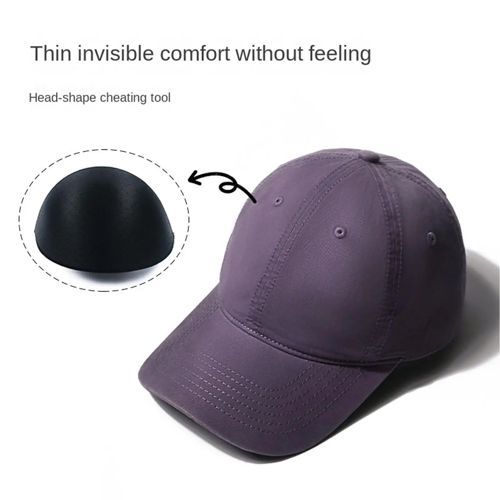 Baseball Caps Inserts Shapers Invisible Reusable Foldable Portable Shaper Inserts Sweat Liner for Adults Lovers Families Friends