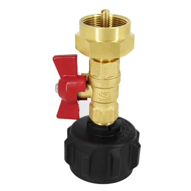 QCC1 Propane Refill Adapter For 1Lb Propane Bottle Tank From 20-40LBS Cylinder With Shut Off On/Off Controller Promotion