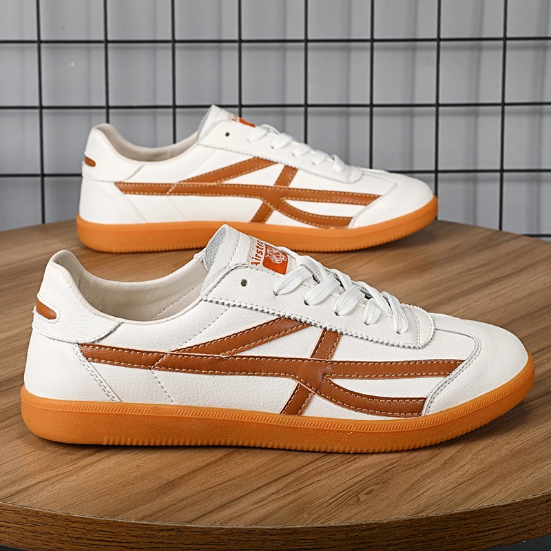 

2025 Winter New Casual Sneakers Fashion Striped Skateboarding Shoes Trend Mixed Colors Casual Shoes Comfortable Walking Sneakers