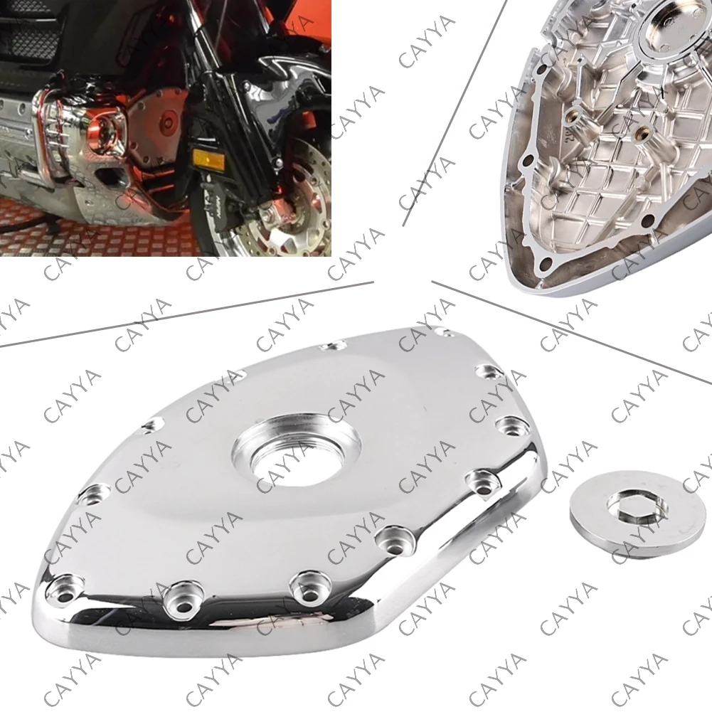 

CNC Aluminum Motorcycle Engine Cover Crankcase Protector Cap For Honda GL1800 Gold Wing 2001-2013