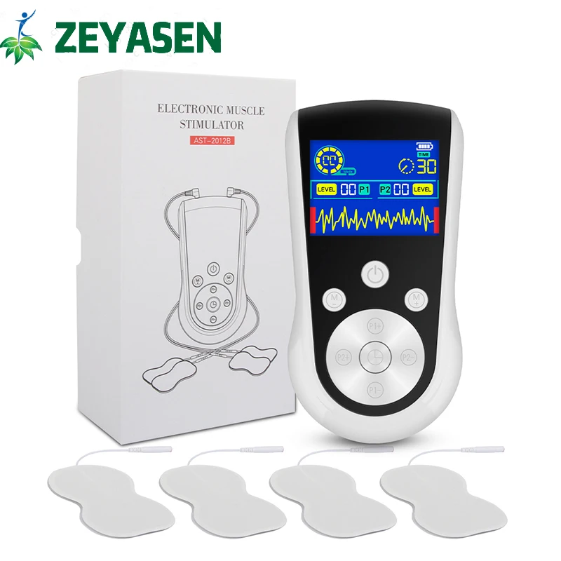 

Tens Unit 25 Modes 50 Intensity Ems Electric Muscle Therapy Stimulator Physiotherapy Pulse Slimming Massager Pain Relief Machine