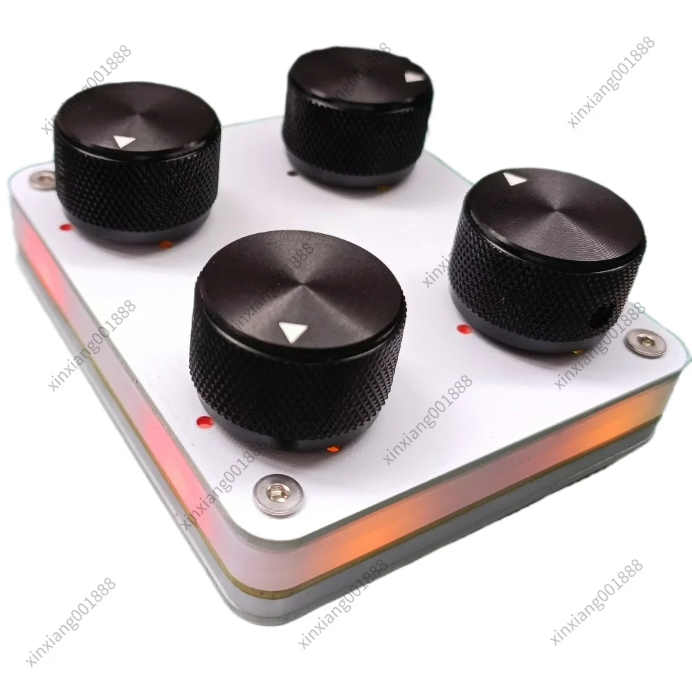 for 4-Knob Custom CC MIDI Controller USB-C Interface Volume Adjustment Music DAW Arrangement Tool