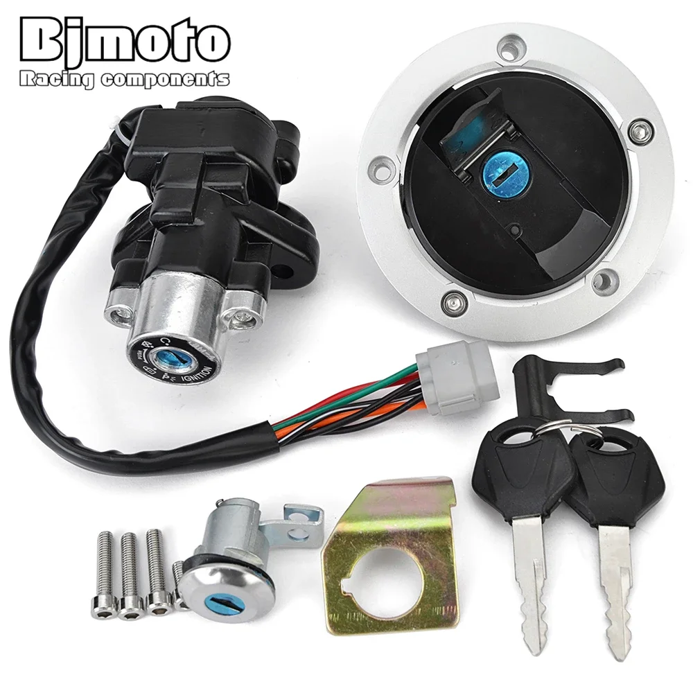 

Fuel Gas Cap Ignition Switch Seat Lock with Key Kit For Suzuki DL650 DL1000 V-Strom GSF1200 GSF1250 Bandit GSX650F Katana 650