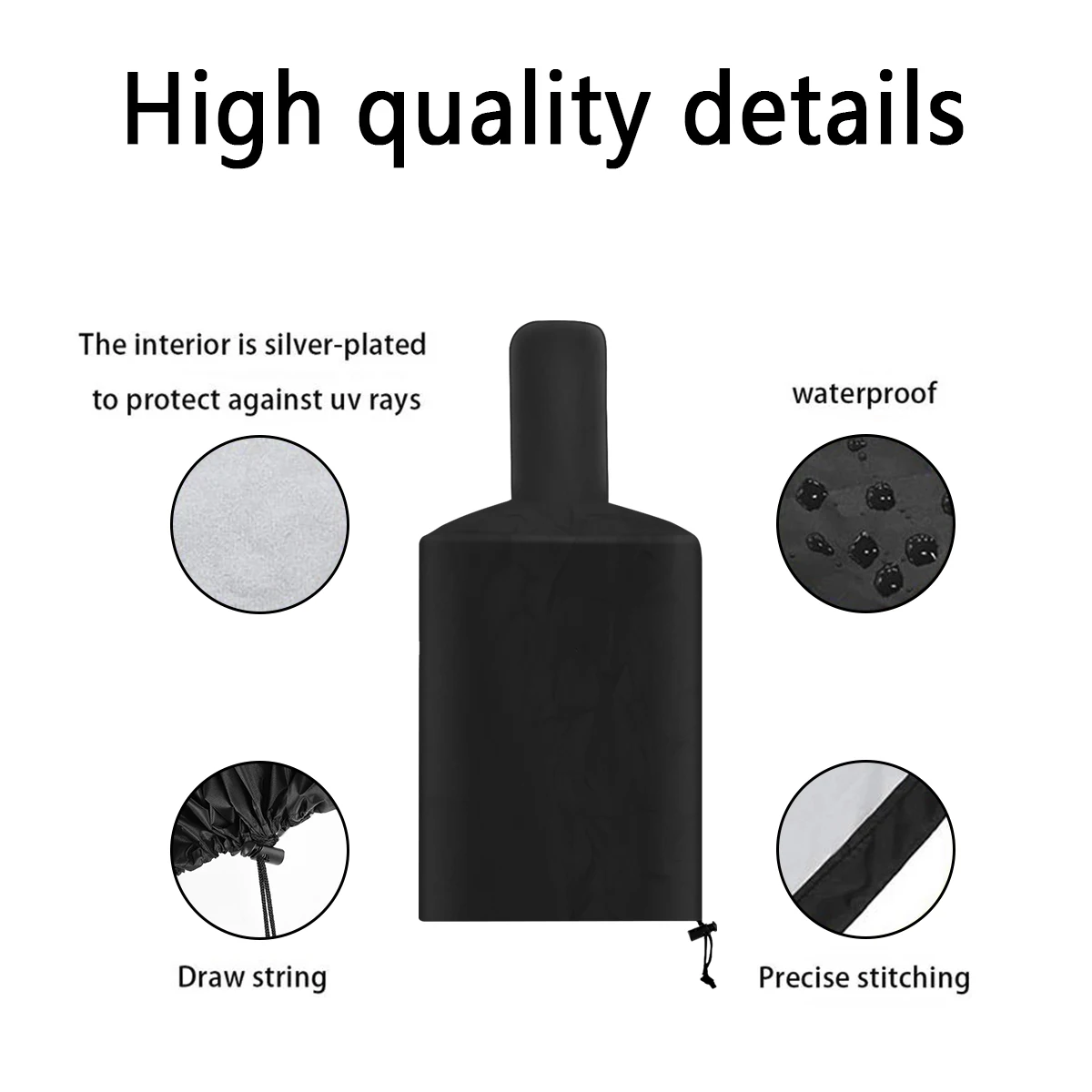 Pizza Oven Cover Waterproof 190T Oxford Cloth Portable Outdoor Grill Oven Protective Cover Camping Outdoor Garden BBQ Accessorie