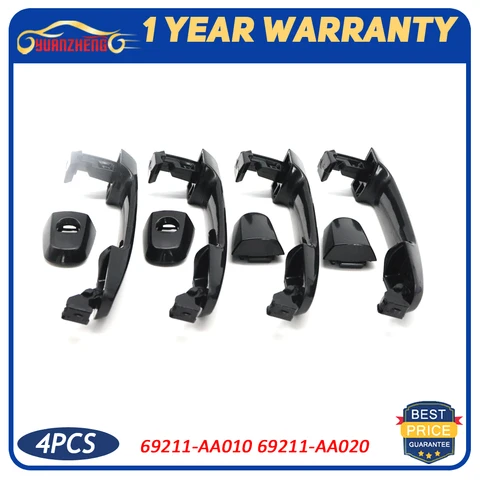 Внешняя Дверная Ручка Для Toyota Scion xA xB xD tC RAV4 Camry Yaris Matrix Prius Pontiac Vibe - Черный Пластик И Металл
