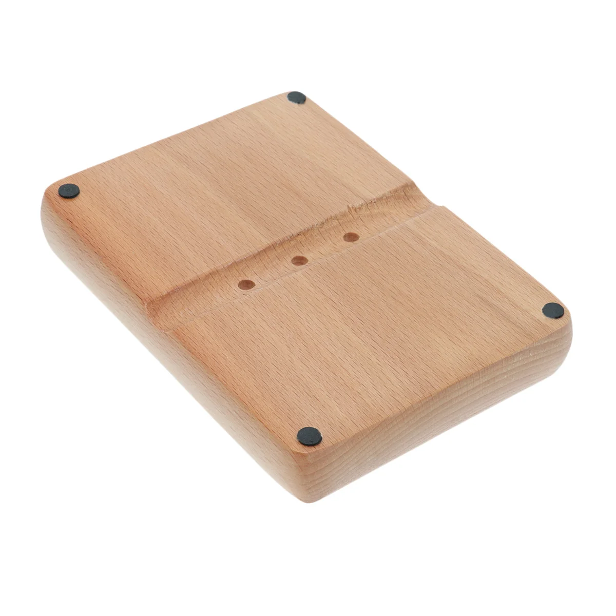 

Wooden Soap Dish Square Draining Design Bathroom Sink Shower Kitchen Counter Top Holder for Home Use Soap Tray