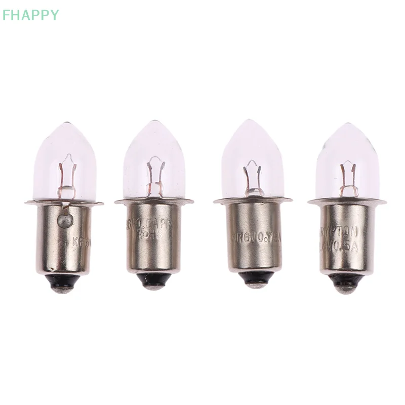 Bombillas Base P13.5S, linterna de estilo antiguo, 2,4 V, 3,6 V, 4,8 V, 6V, 7,2 V, 0,4a, 0,5a, 0,75a, bombillas de repuesto, antorchas, lámpara de trabajo
