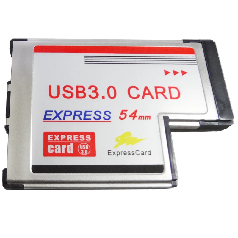 Dual 2 Port USB 3.0 ExpressCard Adapter 5Gbps USB HUB ExpressCard 54mm Slot Express Card PCMCIA Converter For Laptop Notebook PC