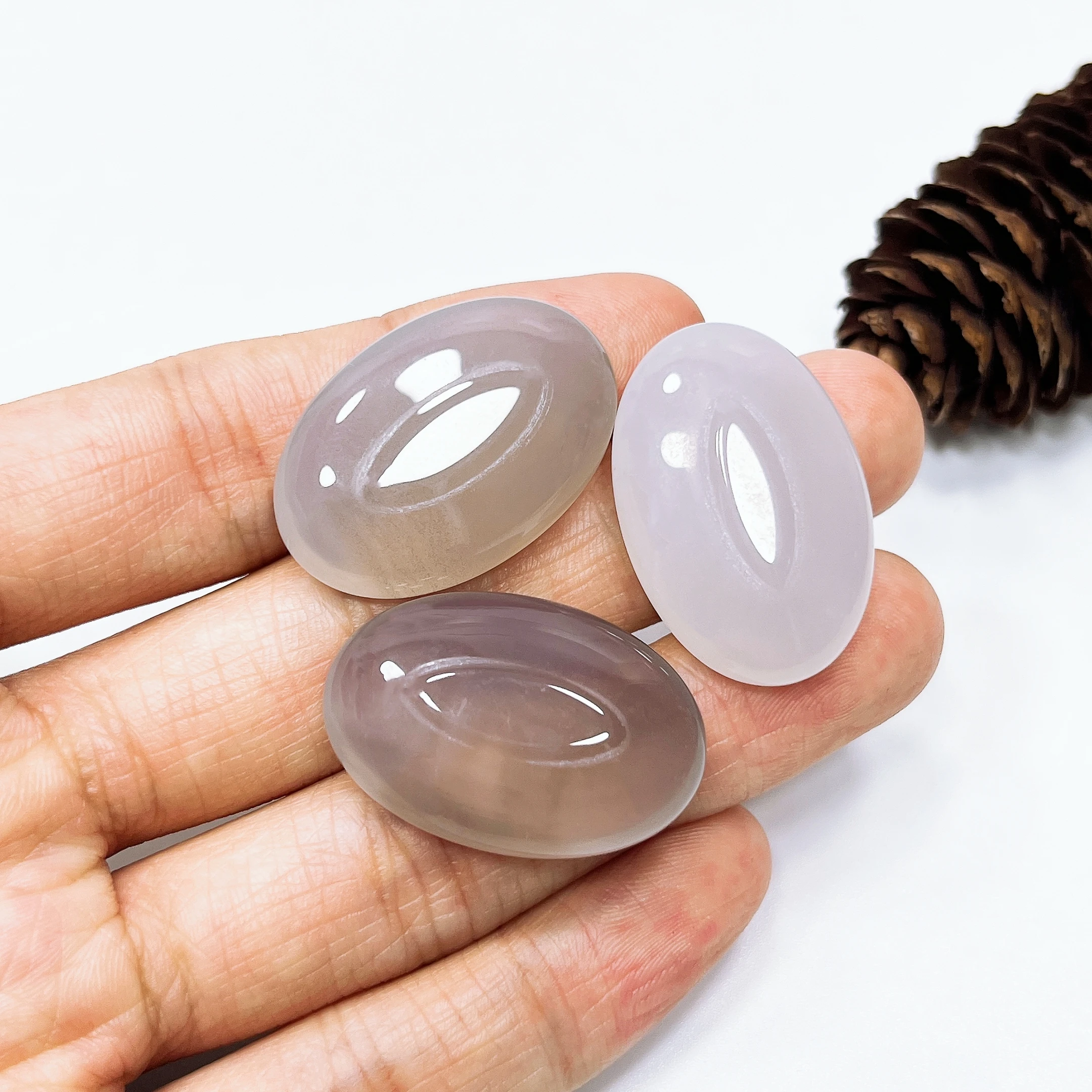 Natural Agate Crystal Pocket Palm Stone Thumb Toy Hot Compress Crafts Healing Health Family message tool Home Decoration Gift