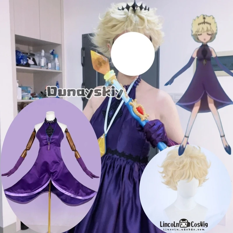 Disfraz de Cosplay LWW28*Sugar Sugar Rune Vanilla M para Mujer, Conjunto de Disfraz de Anime para Halloween, Cumpleaños, Fiesta, Vestido, Accesorios para la Cabeza