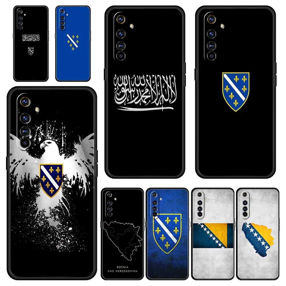 For Realme GT Neo 2 3 3T 5 Phone Case 12 11 5G 10 9 8 5G 7 6 GT5 GT3 GT2 Pro C21 C11 C25 Cover Bosnia and Herzegovina Passport