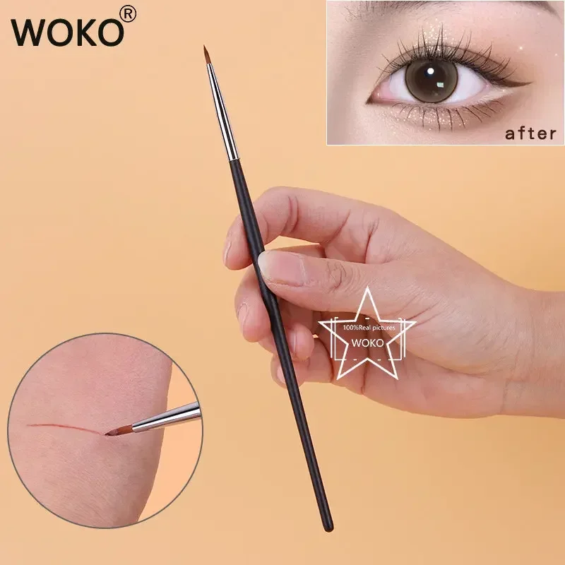 T22 Fine Eyeliner Pędzel do makijażu Płynny żelowy pędzel do eyelinera Precyzyjny cienki długi pędzel do eyelinera Profesjonalne narzędzie do makijażu Eye Liner