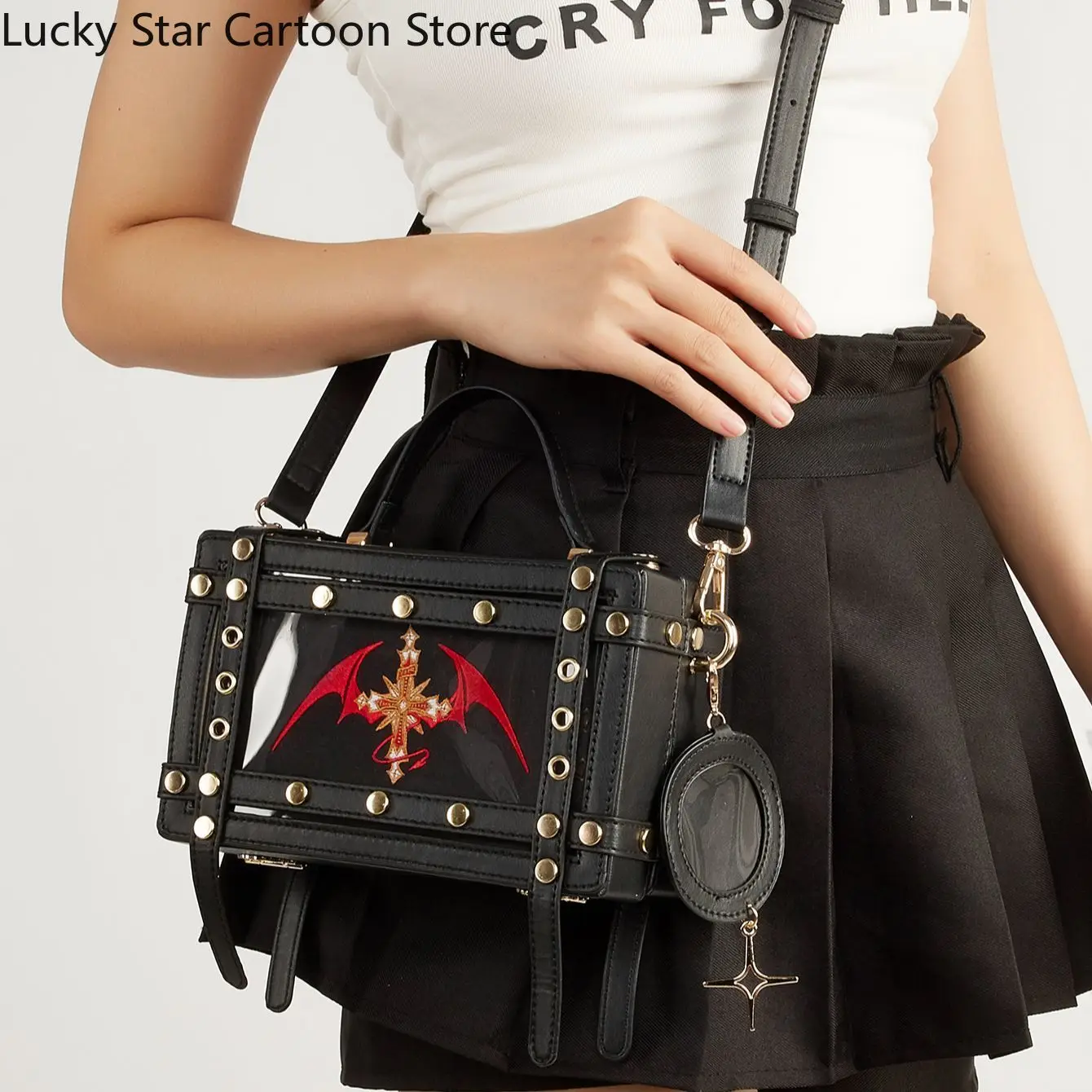 

Аниме Love and Deepspace Sylus Косплей Крыло Дракона Ita-bag Мультяшные сумки на одно плечо Сумка-мессенджер Украшение Рождественский подарок