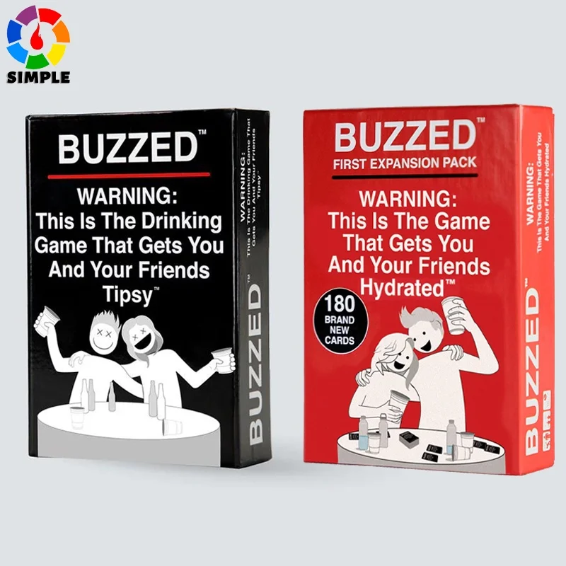 

Buzzed - The Hilarious Party Game That Will Get You & Your Friends Tipsy