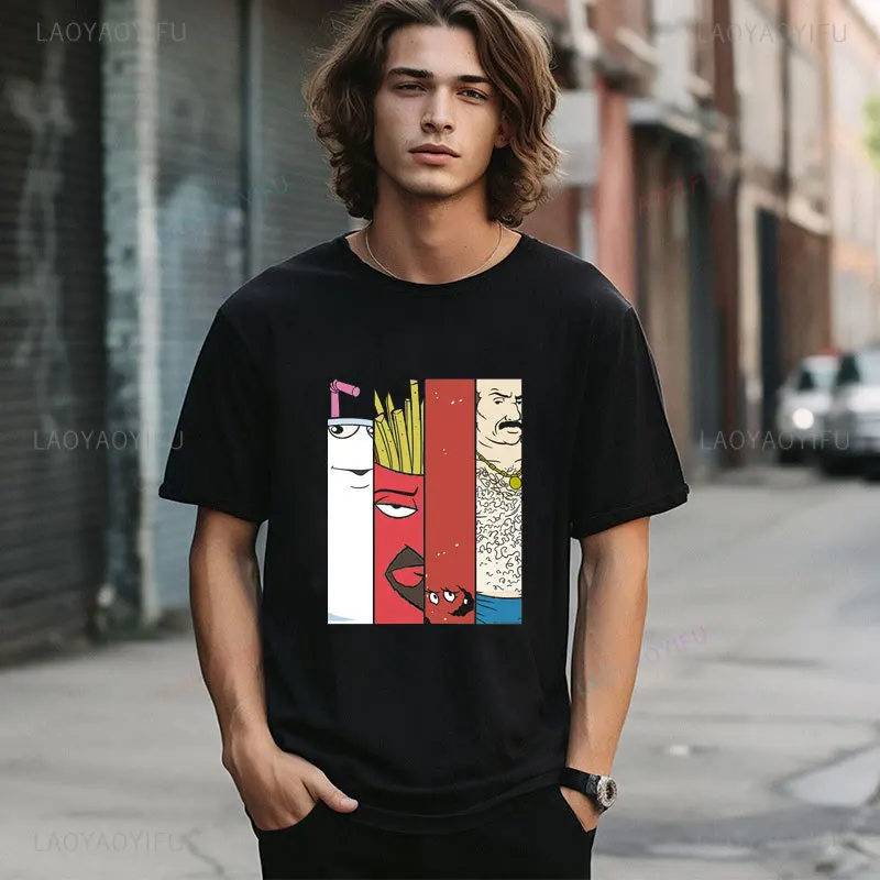 

Popfunk Classic Aqua Teen Hunger Force Group Tiles хлопковая футболка унисекс Knight series Aqua Teen Hunger Force Tribute футболка с рисунком