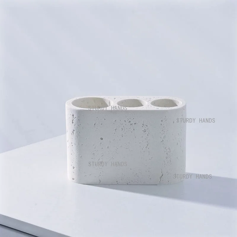 1pc Home Toothbrush Holder, Bathroom Toothpaste Storage Rack, Bathroom Vanity Decoration, Electric Toothbrush Storage Rack