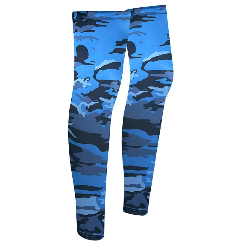Summer Thin Extended Cycling Leg Sleeves Breathable Sun Protection Knee Guard Silicone Anti Slip Sports Leg Cover view 5