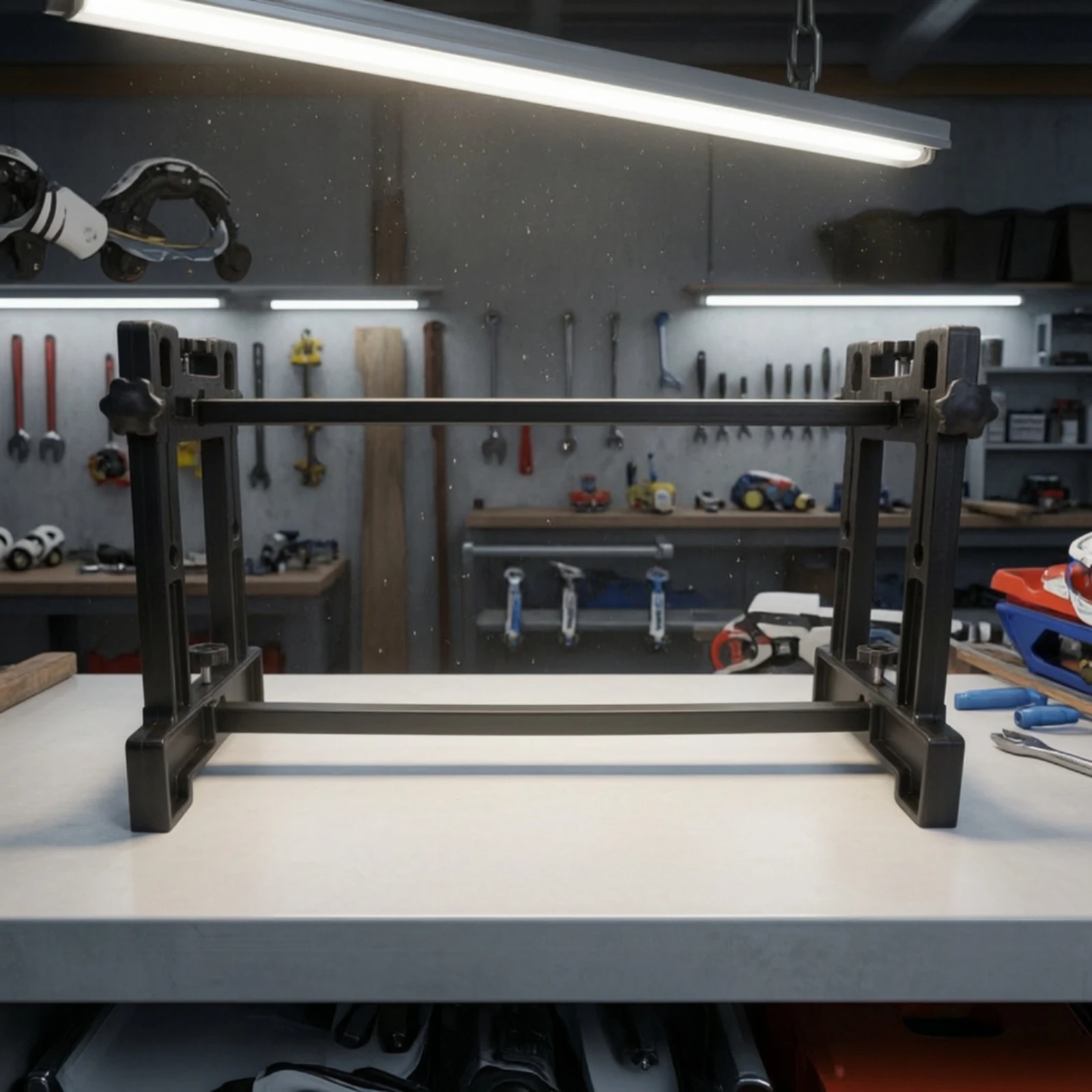 Skate Honing Tool Freestanding Ice Skate Sharpening Stand with Sharpening Stone Tool Non-Slip for Rink Side Maintenance