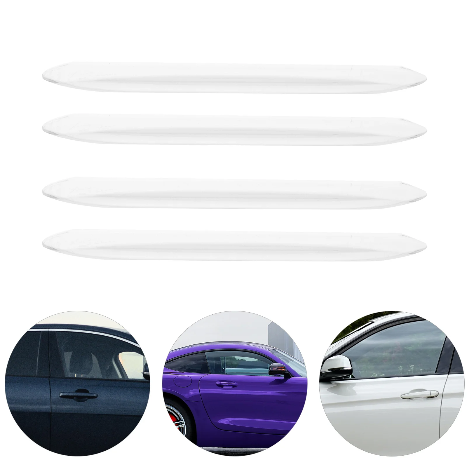 

4Pcs Automotive Car Door Edge Protector Strips Vehicle Side Door Guards Anti-Collision Scratch Protection Bumper Guard