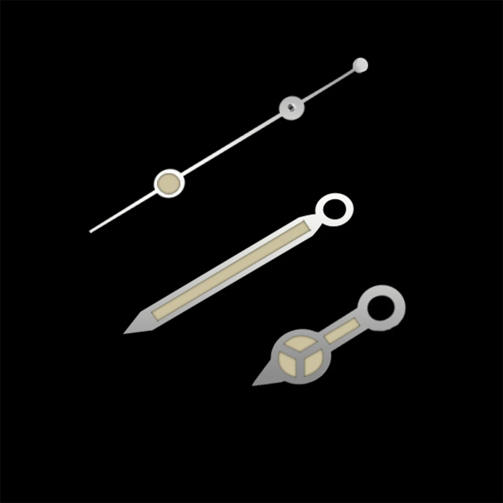 

For Miyota 8215 Green Luminous Watch Hands Orange/White Replacement Pointers for Mingzhu DG2813 3804 Mechanical Movement Needles