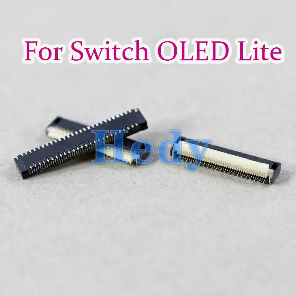 10PCS Motherboard LCD Display Screen Flex Cable Clip Ribbon Connector Socket For Nintendo NS Switch OLED Lite L Button Socket