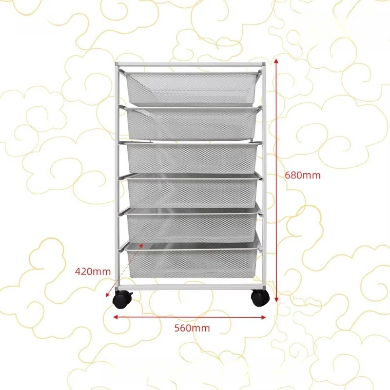 Removable Classic 6 Drawer Storage Unit