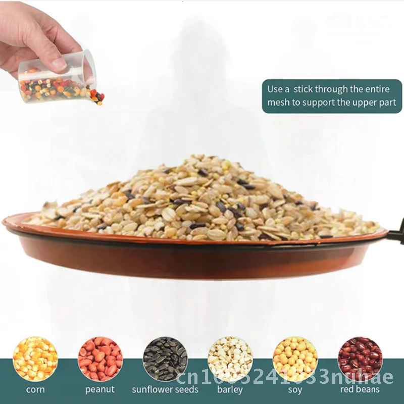 

Outdoor universal multi-layer tray fixed bird feeder water feeder grain bird feeder