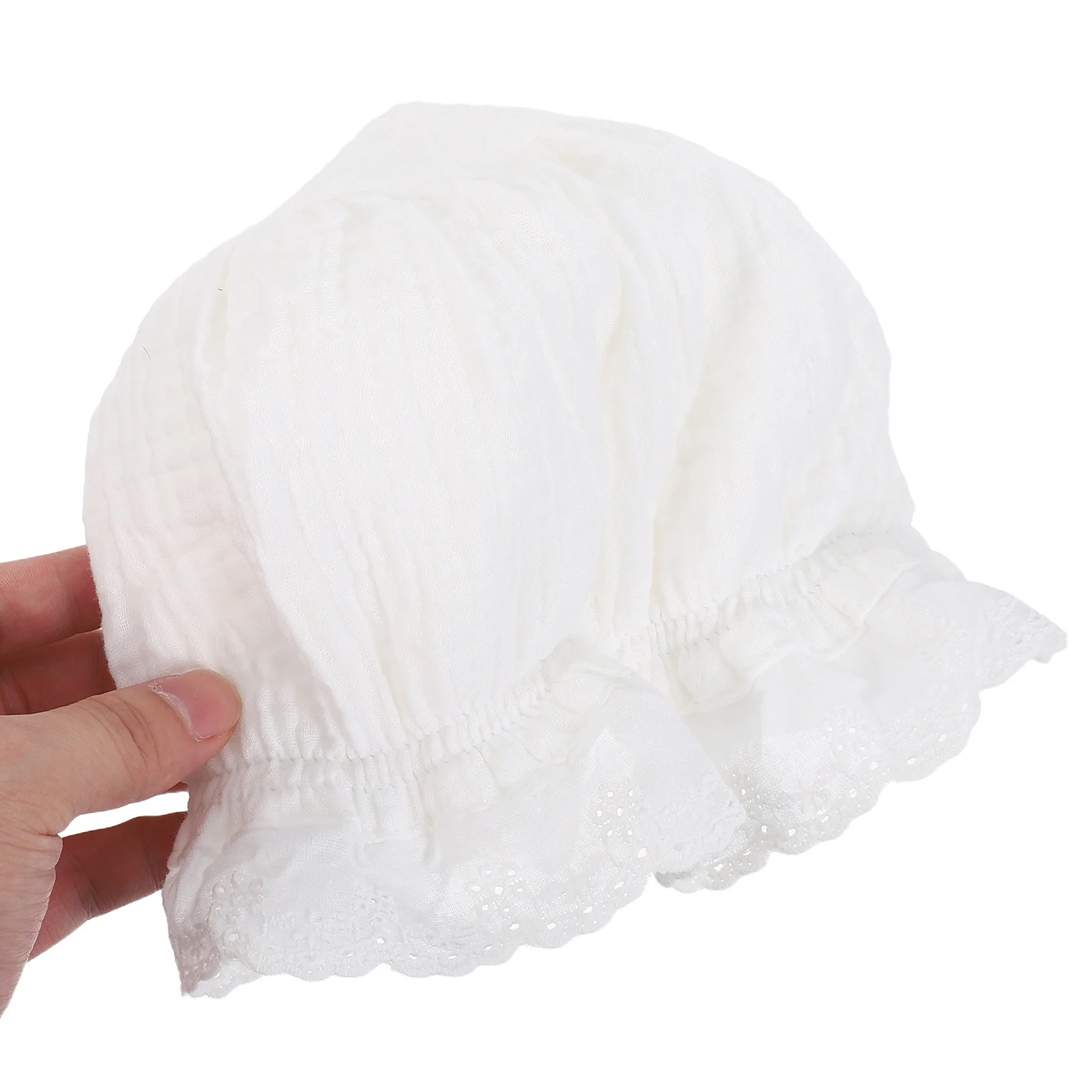 

Little Girl Sun Hat Elegant Lace Breathable Summer Cap for Baby Girl Fashion Comfortable Sweat-Absorption Foldable