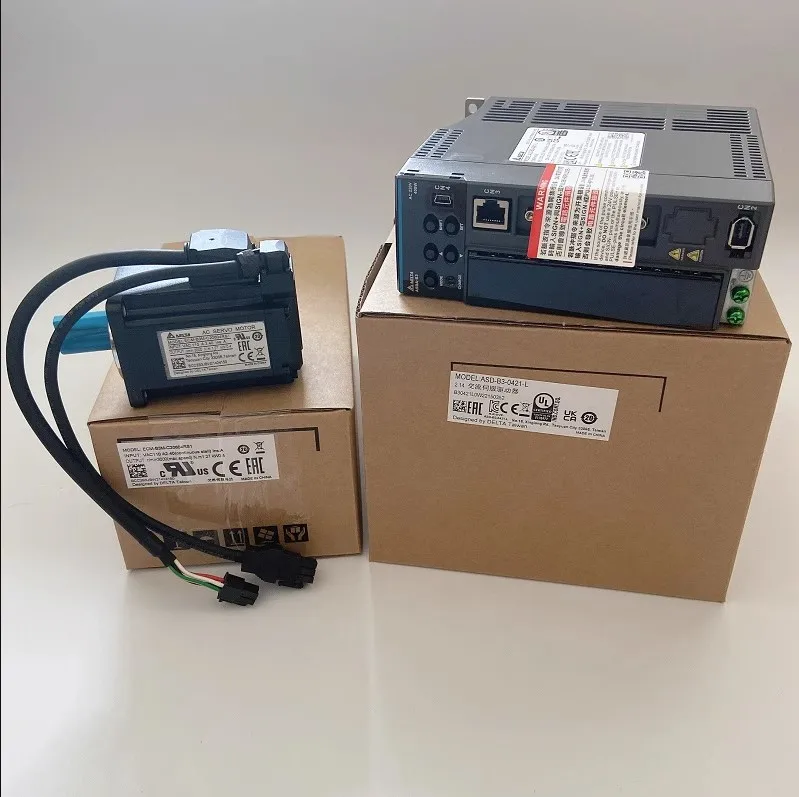 220V/380V Ethercat B3 2KW Delta Servo Motor And Drive System For Packing Machine