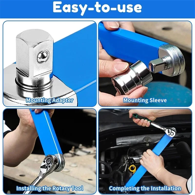 Professional Zero Offset Extension Wrench 2024 Tight Space Extension Tool 1/2 in. 1/4 in. 3/8 in. Auto Repair Tool Home Tool Set
