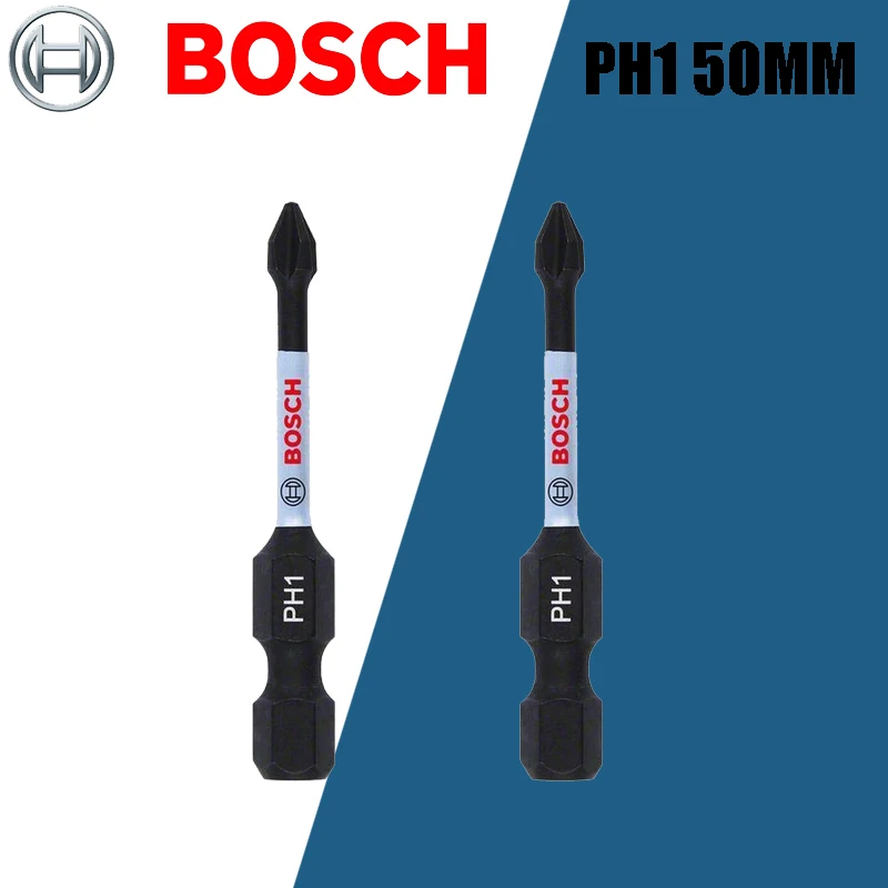 BOSCH-broca de tipo de impacto PH1/2/3 PZ2/3, acero de alta velocidad, resistencia al desgaste, broca de carpintería, accesorios para herramientas