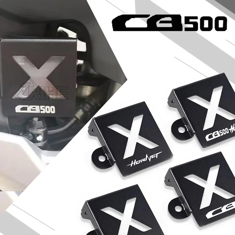 

2025 2024 CB 500 Hornet Motorcycle Accessories Rear Brake Fluid Reservoir Guard Tank Protector Cover For Honda CB500 500 2026