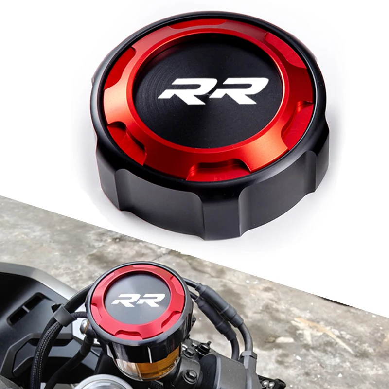For BMW S 1000 RR S1000RR 2008-2021 2022 2023 Motorcycle Accessories Front Brake Fluid Tank Cap Reservoir Tank Cap Protection