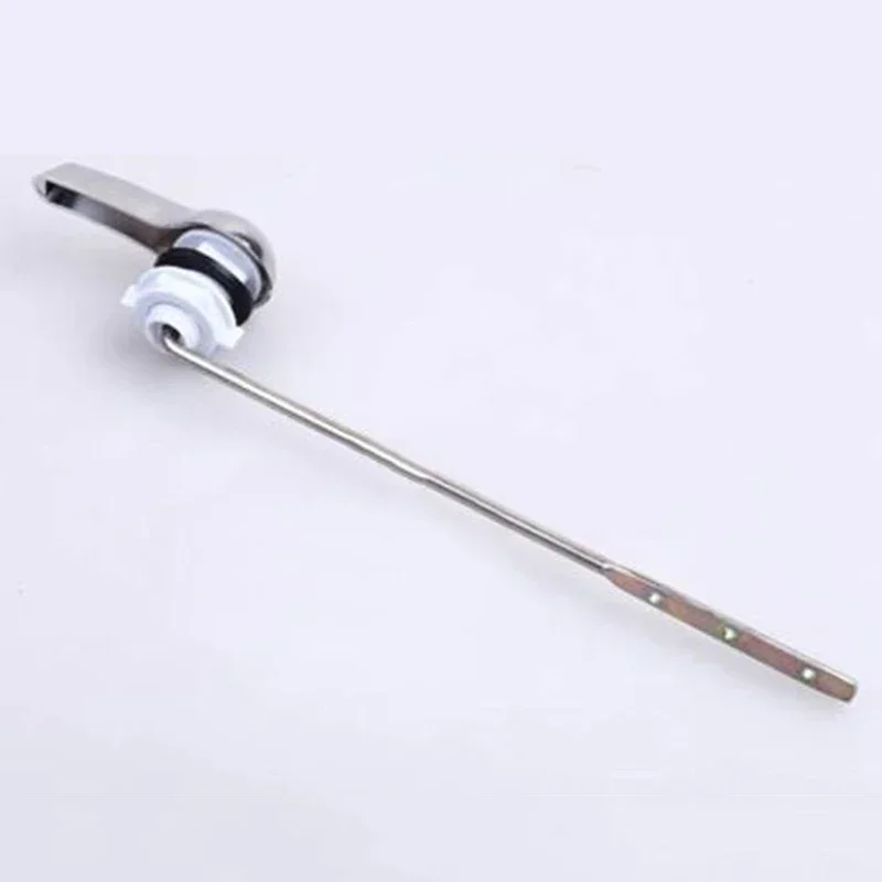 Bathroom Universal Brass Button Chrome Lever Master Replacement Side Handle Switch Toilet Square Tank Arm Trip