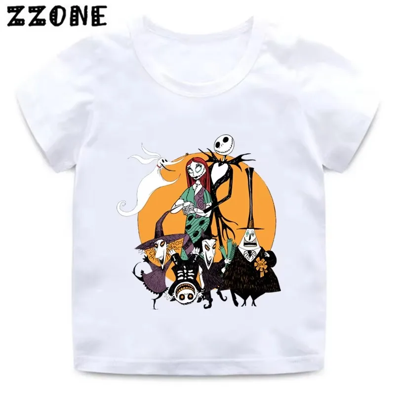 �The Nightmare Before Christmas“ – Jack Skellington – Halloween-Motiv – Kinder-T-Shirts, lustige Mädchenkleidung, Jungen-T-Shirts, Baby-Oberteile, ooo5901. – Detail 3