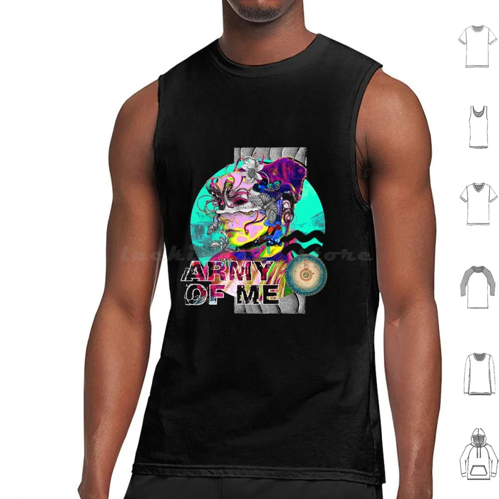 Army Of Me Tank Tops Vest Sleeveless Bjork Music Kyuss Bj ? Rk 90s Album Vespertine Iceland Arca Post Debut Band Vintage