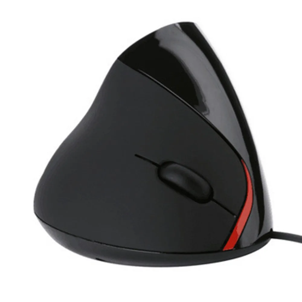 

1600DPI Vertical Mouse Wrist Rest Photoelectric USB Wired Mouse Ergonomic Design Vertical Shape Computer Mice Desktop Computer