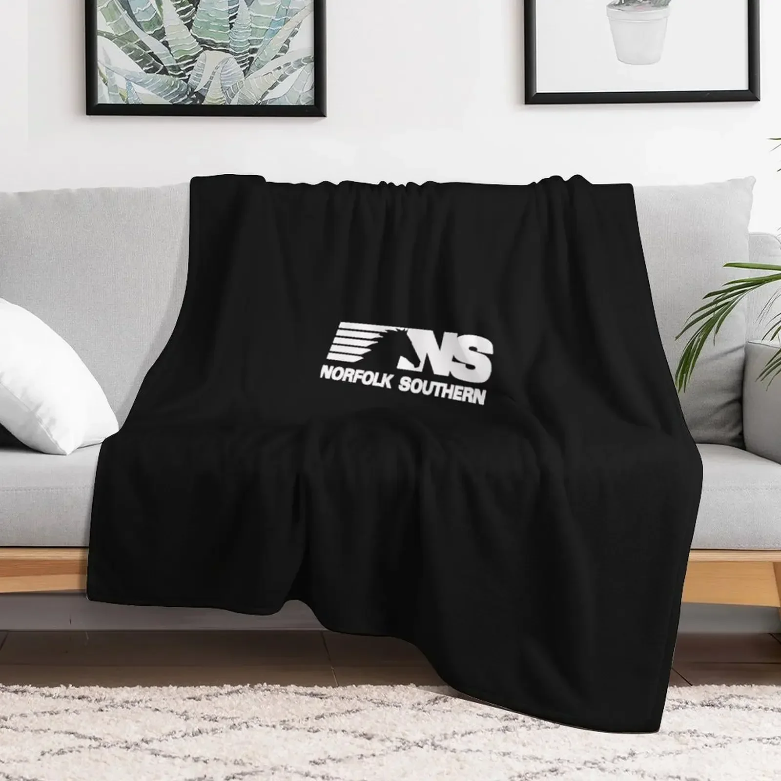 

Norfolk Southern Railway Throw Blanket warm for winter Furrys Thins Blankets